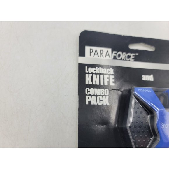 Lockback Knife Combo Pack Paraforce 2 Step Sharpener A9 - Picture 6 of 11